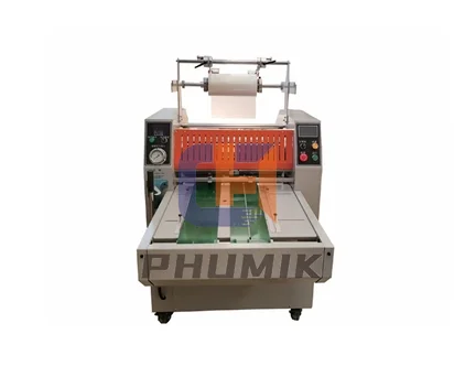 CG8550 Hydraulic Automatic Pull Break Automatic Edge Laminating Machine Hot Roll Paper Laminating Machine