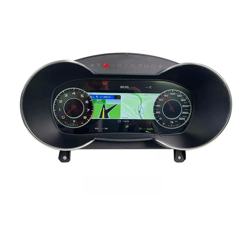 12.3 Inch LCD Digital Dashboard Cluster for Audi TT 2008-2015 Auto Radio Instrument Panel Cockpit Unit Linux System