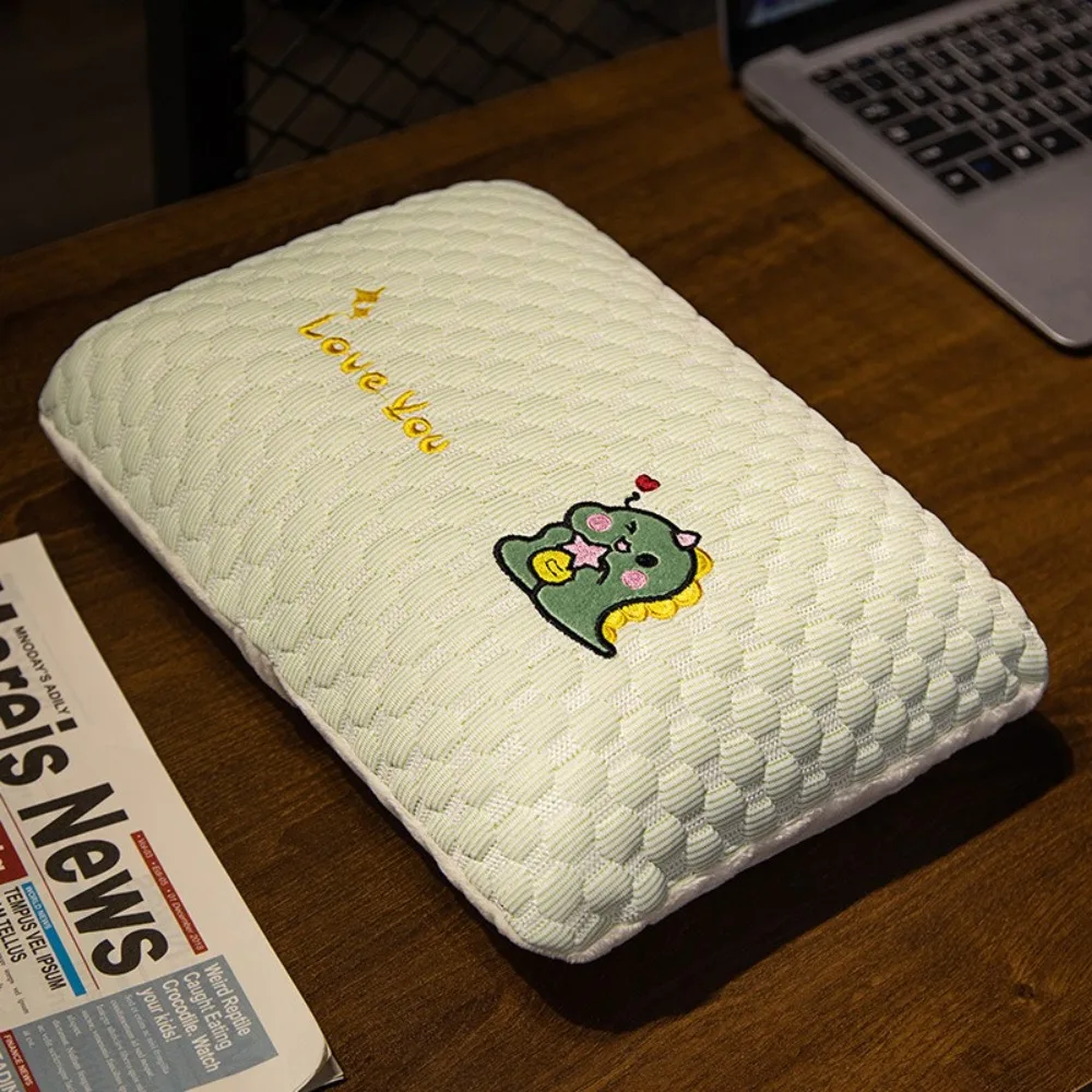 

Soft Material Summer Sleeping Mat Comfortable Breathable Afternoon Nap Pillow Washable Cooling Effect Student Pillow Student Use