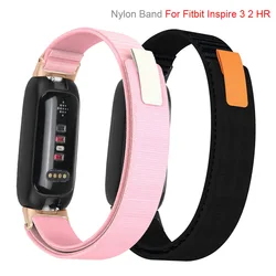 Magic Buckle Nylon Strap For Fitbit Inspire HR Women Men New Watch Braided Band Loop For Fitbit inspire 3 2