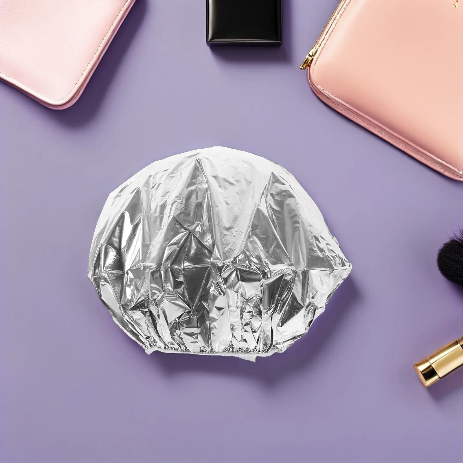8Pcs Aluminum Foil Caps Professional Isolation Heat Caps Hair Dye Processing Salon Deep Conditioning Reusable