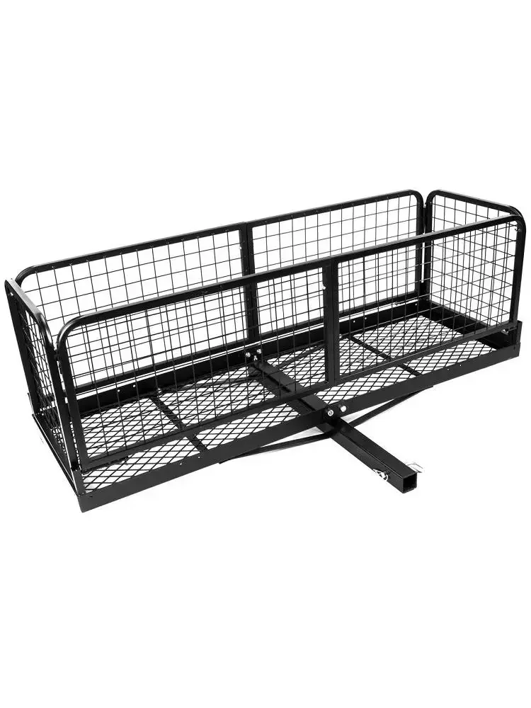 TOOTUFF porte-bagages pliant à montage d'attelage robuste/porte-bagages arrière de voiture/panier de chargement