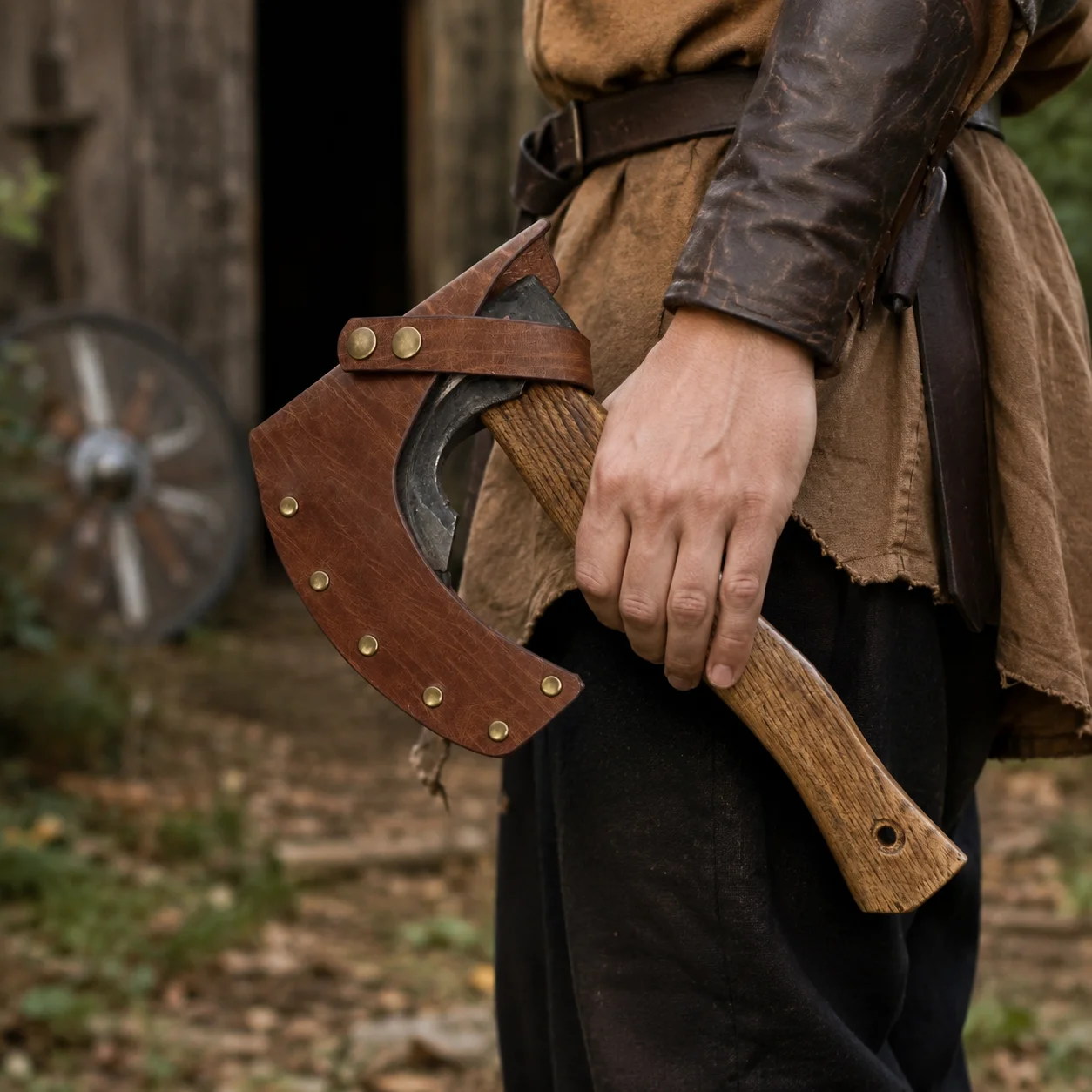 ปลอกขวานหนังเทียมยุคกลาง, ซองข - Cosplay Prop Axe บทวิจารณ์และราคา