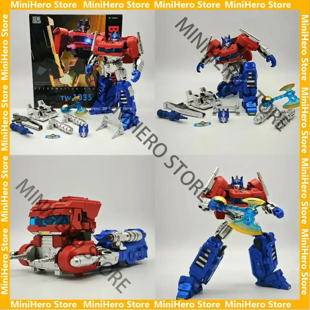 

В наличии Оригинальная фигурка робота BAIWEI THE One TW-1035 Orion Pax OP Prime, масштаб 1:18, ABS PVC, для сцен из Трансформеров
