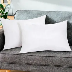 1/2Pcs Throw Pillow Insert 30x50cm 45x45cm 50x50cm Rectangle Cushion Inner Soft Fluffy Plump Stuffer Cushion Pad White Pillow