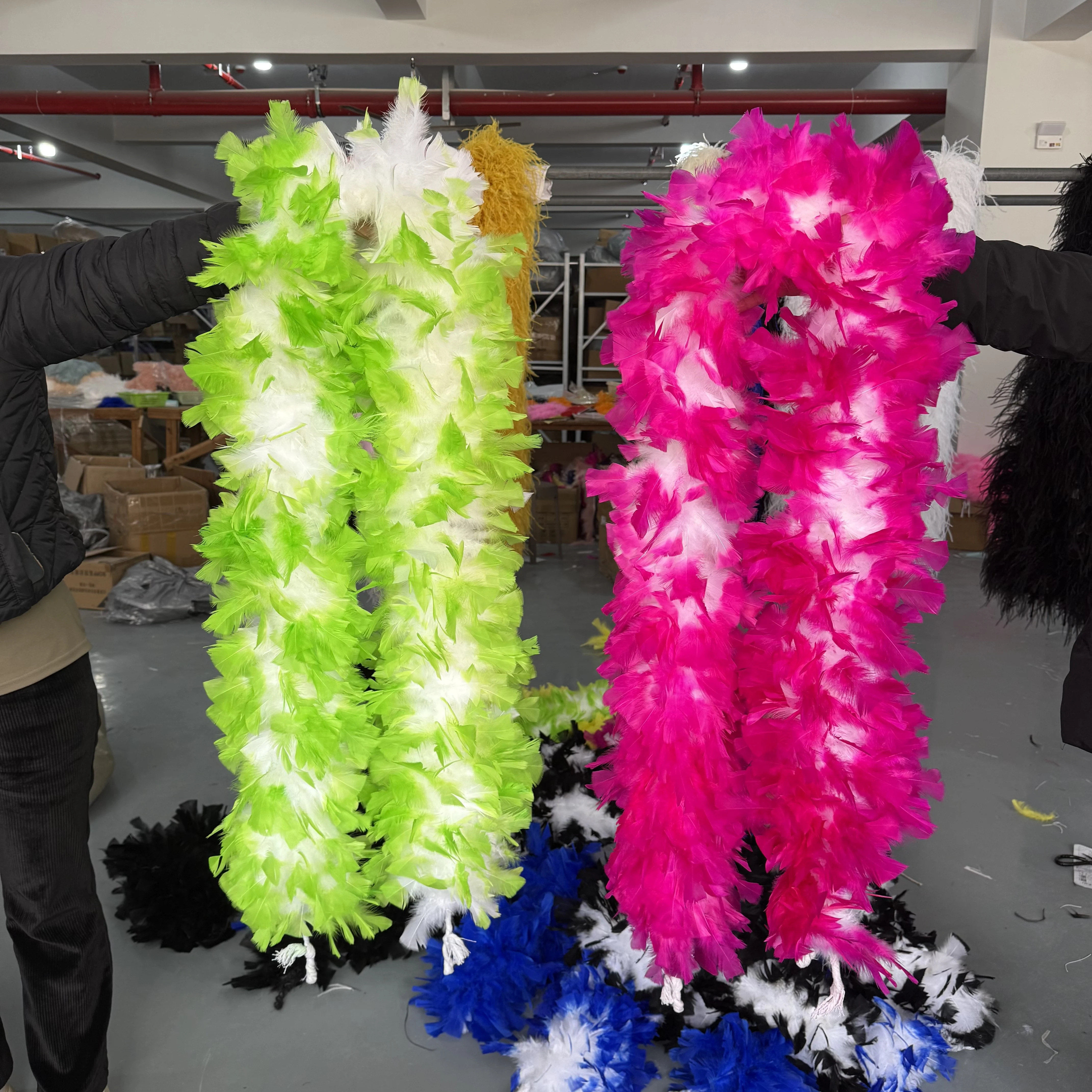 ขนไก่งวงแบน 2 เมตร 200 กรัม ขน - Feather Trim Marabou บทวิจารณ์และราคา