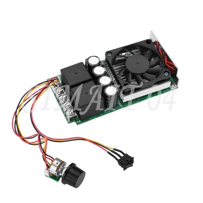 100A3000W PWM تيار مستمر نحى لوحة سرعة المحرك للبرمجة PLC التحكم جهد واسع DC10-50V