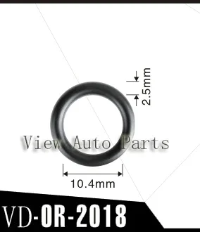 50pcs Fuel Injector FKM O'Rings ORings O Rings O-Rings Fuel Injector Repair Service Kits OR-2018