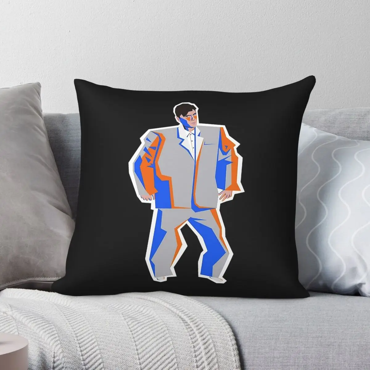 David Byrne Stop Making Sense Talking Heads Square Pillowcase Polyester Linen Velvet Printed Zip Decor Room Cushion Cover 18