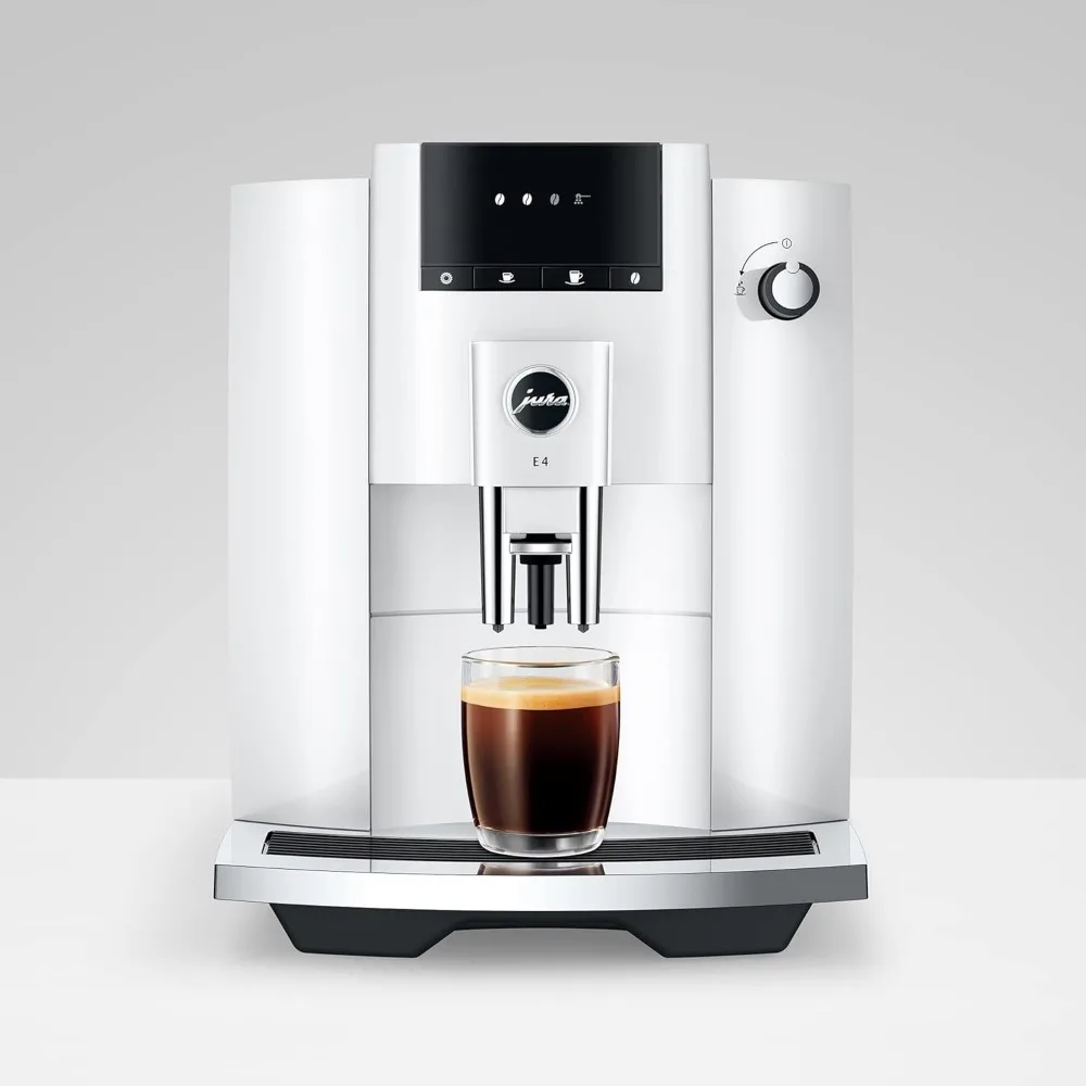 E4 Automatic Coffee Machine (Piano White)