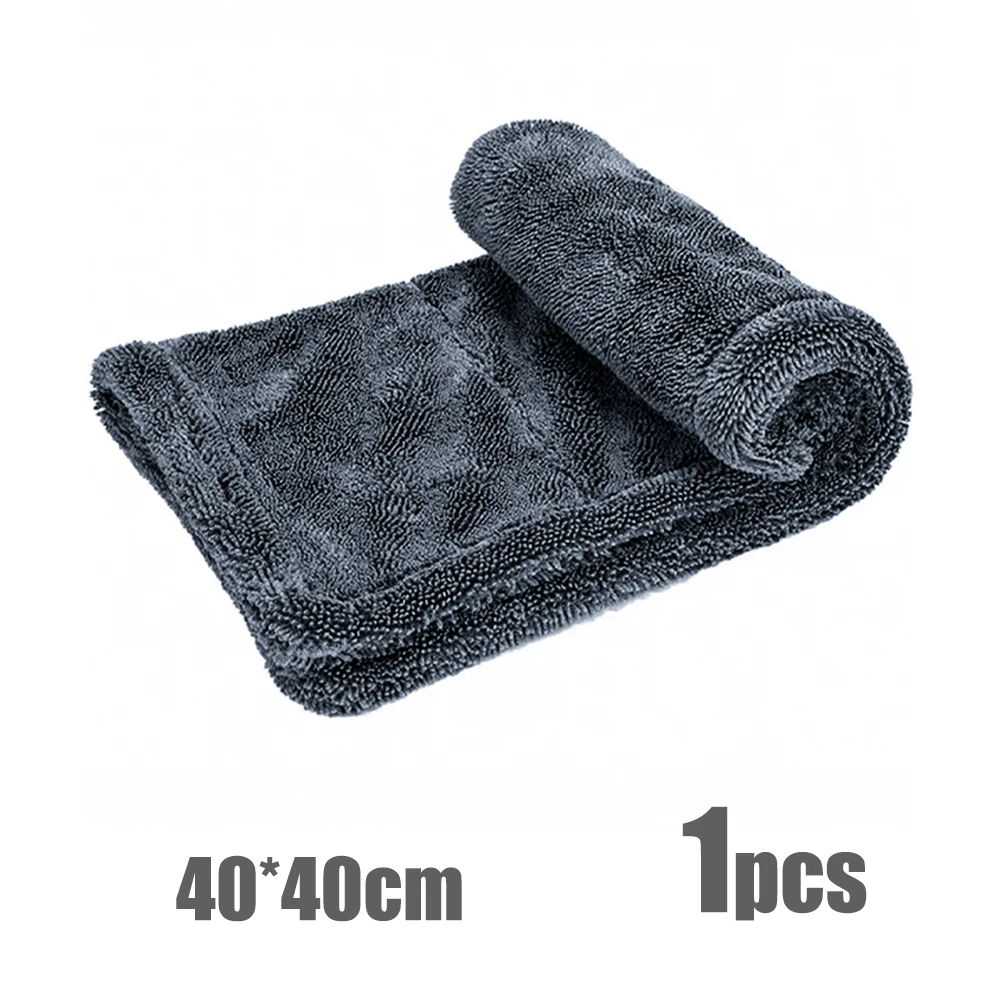 AUTOBRIGHT Microfiber 1300gsm 60*90cm 36*24inch Een veeg drogen Handdoek Auto Washandje Dikker zachte Professionele Auto Schoonmaken Tool