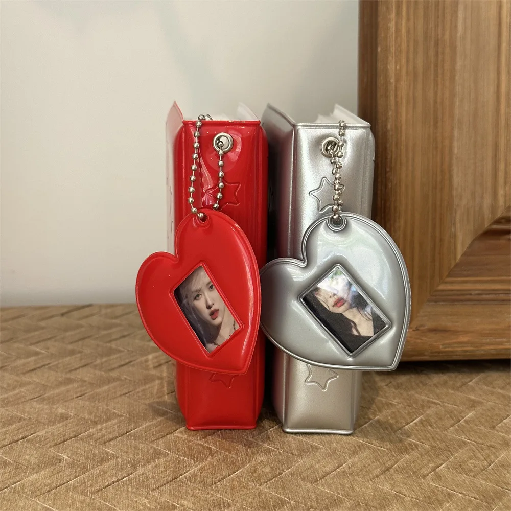 INS Koreanischer Stil Fotokartenhalter Niedlicher 1-Zoll-Ausweisfoto-Aufbewahrungs- und Präsentationsanhänger Schlüsselanhänger Ornamente Geschenk für Star-Chasing-Mädchen – Detail 27