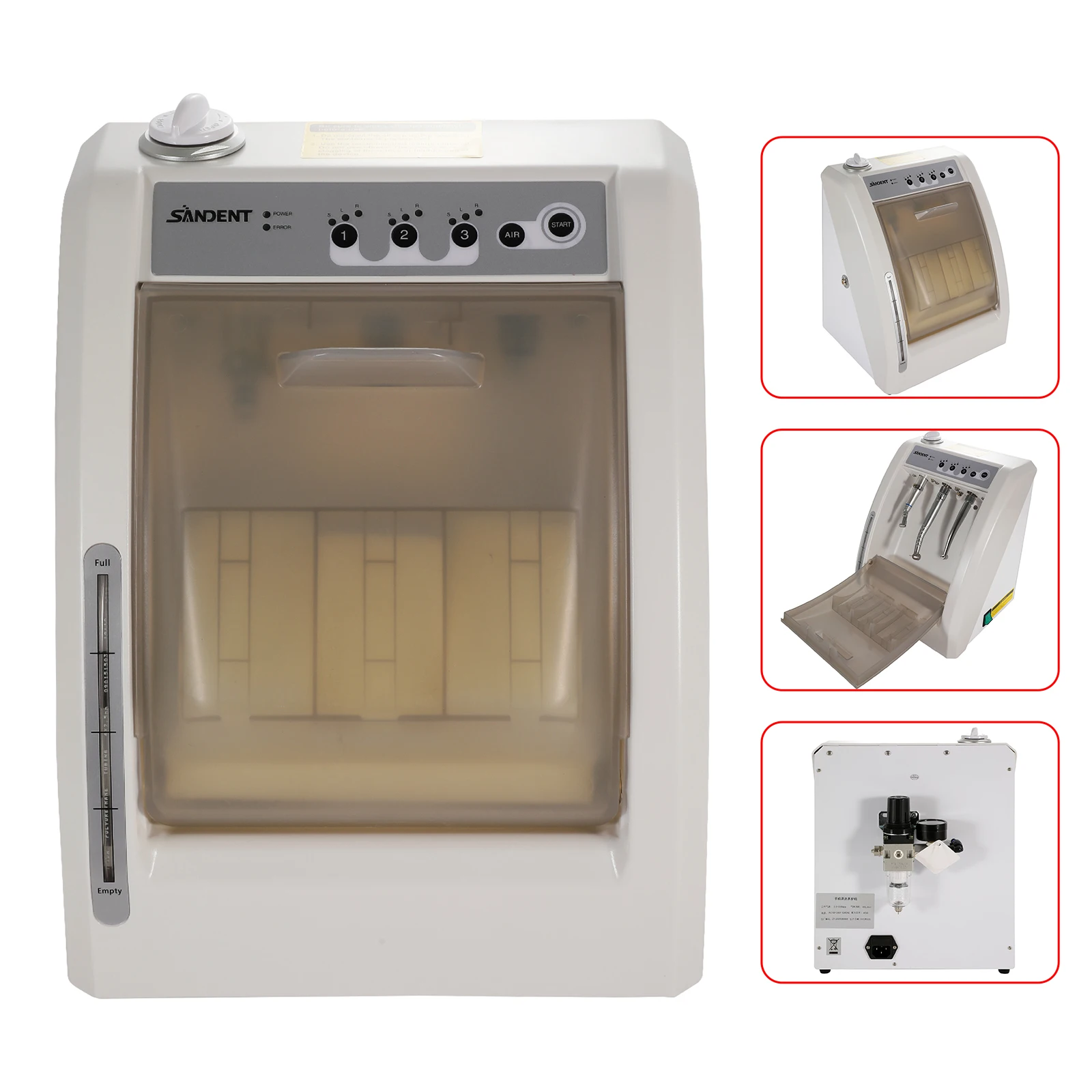 Dental Lab Handpiece Lubrication System Lubricant Cleaning Refueling Oil Machine Automatic