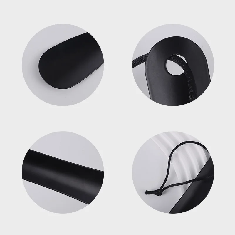 Calzascarpe in acciaio inox 19 cm |   Aiutante portatile per scarpe in metallo per uomini e donne |   Essenziale slip-on per la casa e i viaggi