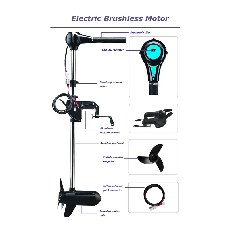 Marinos Fuera De Borda Sin Escobillas Epropulsion محركات خارجية صغيرة بدون فرش