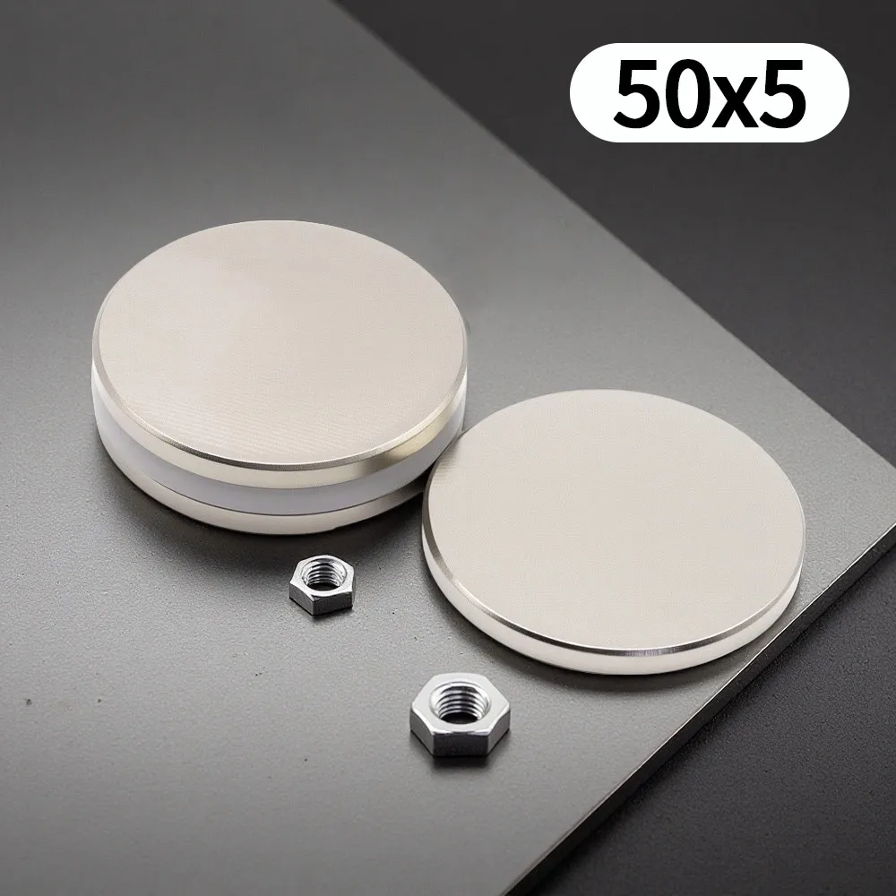 50X5MM imans مغناطيس الثلاجة المستديرة للمكتب السبورة أدوات مناسبة مكان العمل المنزلي، إلخ 50*5