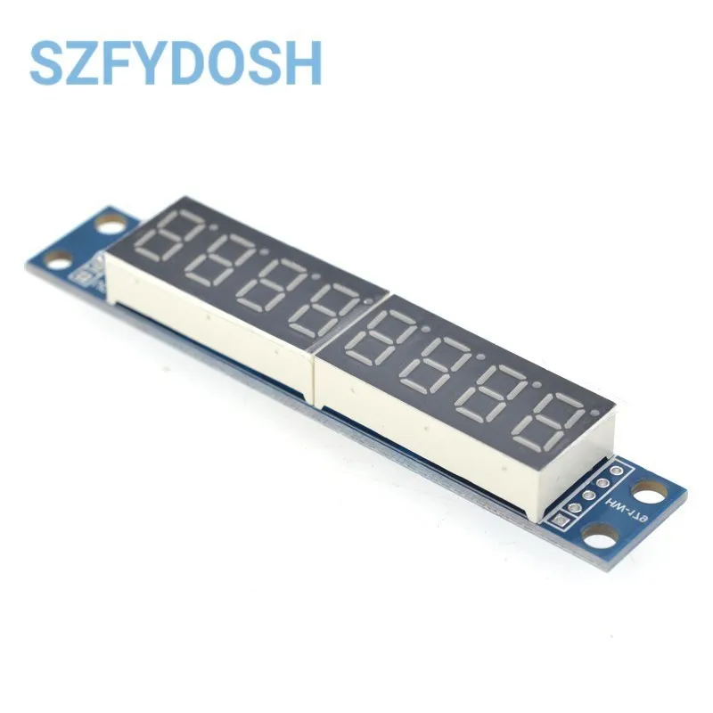 Modulo display a LED a 8 cifre MAX7219 supporto display a LED a cascata 8 bit serial 3 IO port control