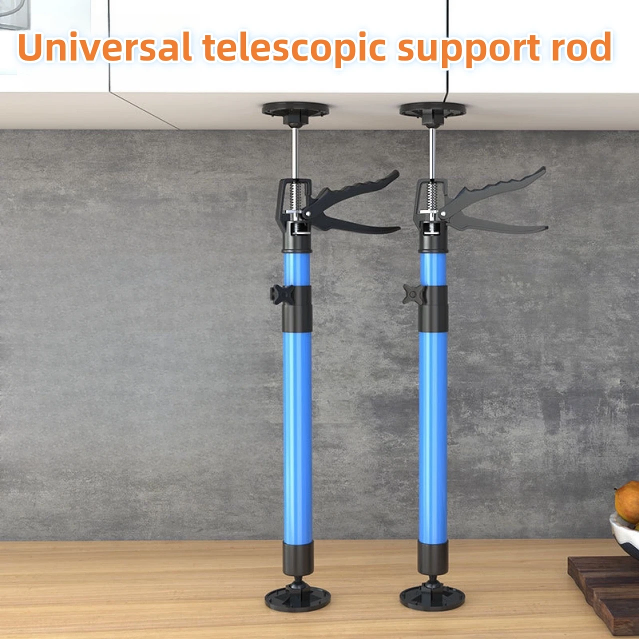 2PCS Cabinet Telescopic Rod Lifter Woodworking Ceiling Bracket Tools Wall Cabinet Installation Support Frame Woodworking Tools