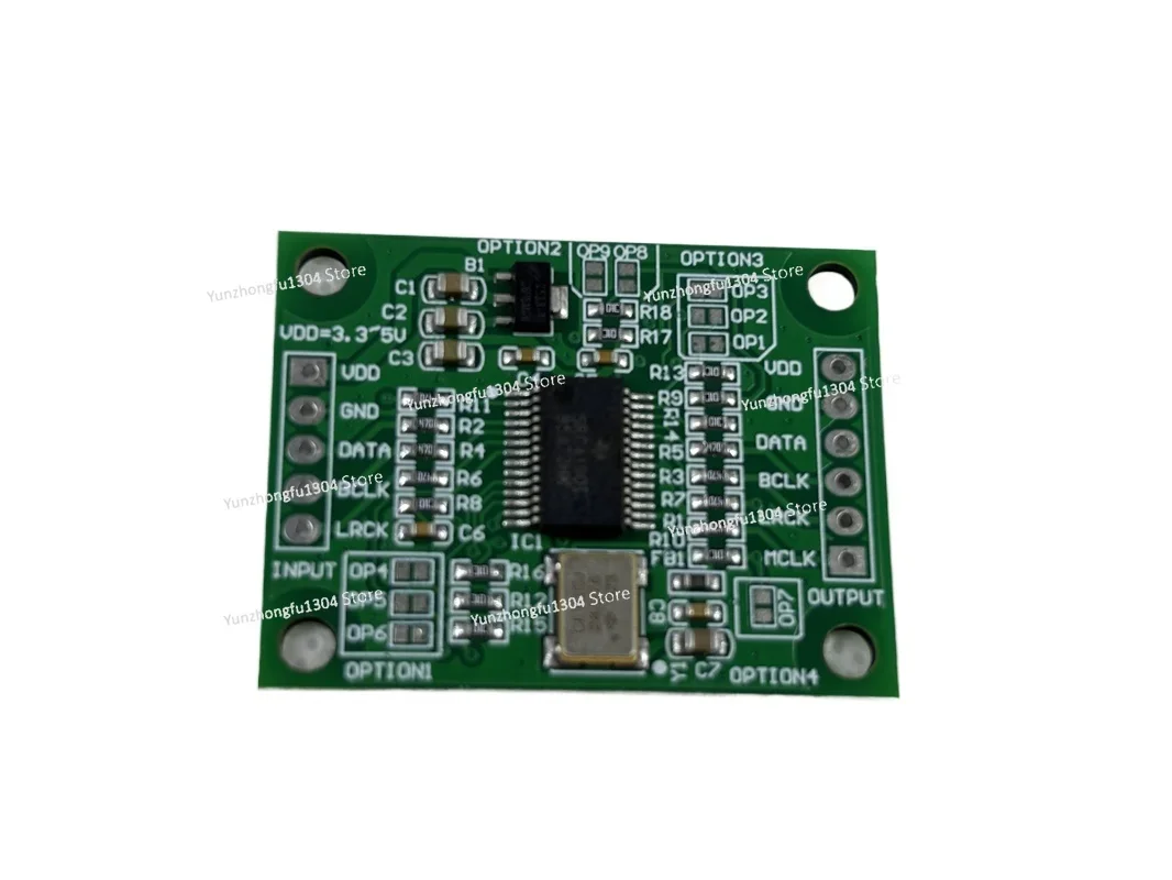 Sampling Frequency Up-and-down Conversion / 3-wire I2S To 4-wire I2S/IIS Format Conversion