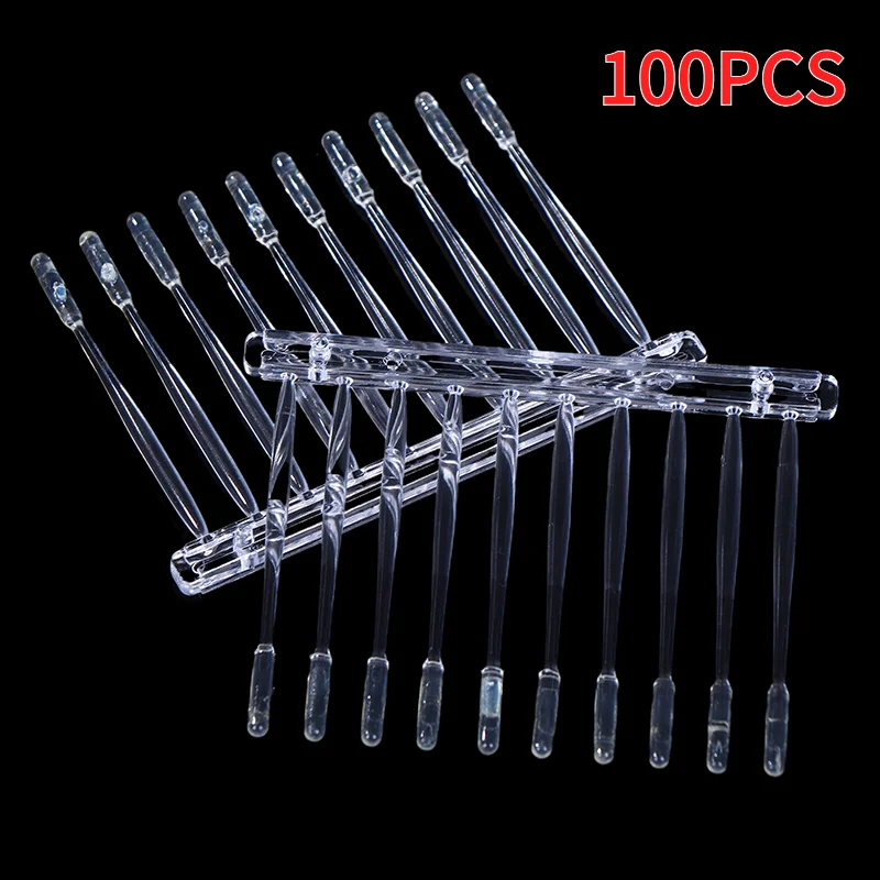 100 قطعة قابلة لإعادة الاستخدام المتاح مثبت الأذن مسحات اختيار الأذن نظافة سيليكون الأذن الشمع أداة إزالة الصواميل مزيل شمع الأذن لكبار السن الكبار #2