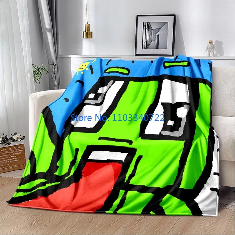 Cartoon Funny Play Unspeak.able Blanket Throw for Bed Sofa Nap Blankets 150x200cm Boy Girl Festival Gift