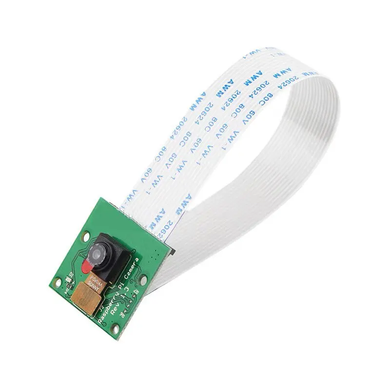 5MP Camera Module for Raspberry Pi 4B 3B 2B Green Board CSI Ribbon Cable