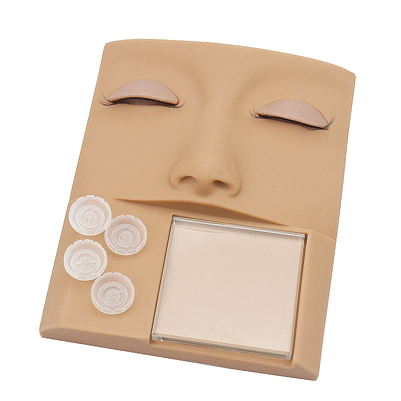 

Makeup Practice Face Fake Model Detachable Eye Board Faccial Practice Skin Eyelash Extension Professional Beginners 3D Model