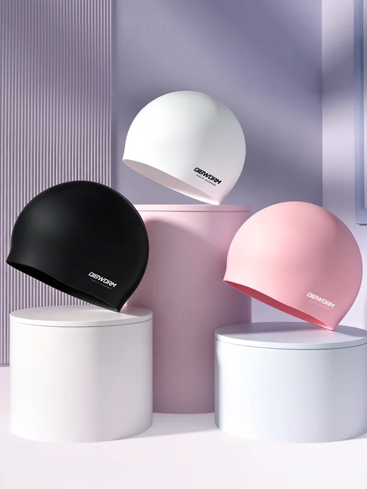 unisex-silicone-swimming-cap-durable-water-resistant-swim-hat-for-men-and-women-comfortable-no-tie-design-for-long-hair