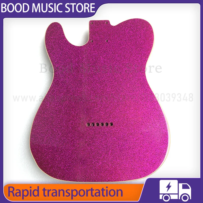 PINK Glitter Particle TL Electric Guitar Alder Body  SS Pickups for Fend TL Guitar DIY Guitar