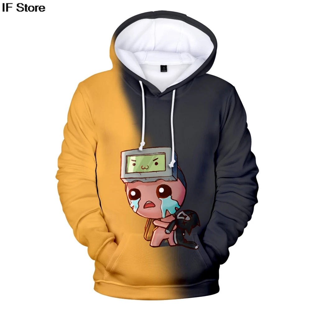2024 New Kawaii Anime The Binding Of Isaac Hoodie Men Women Manga Hoodies Oversized Hip Hop Boys girls Hooded Kids Anime Clothes