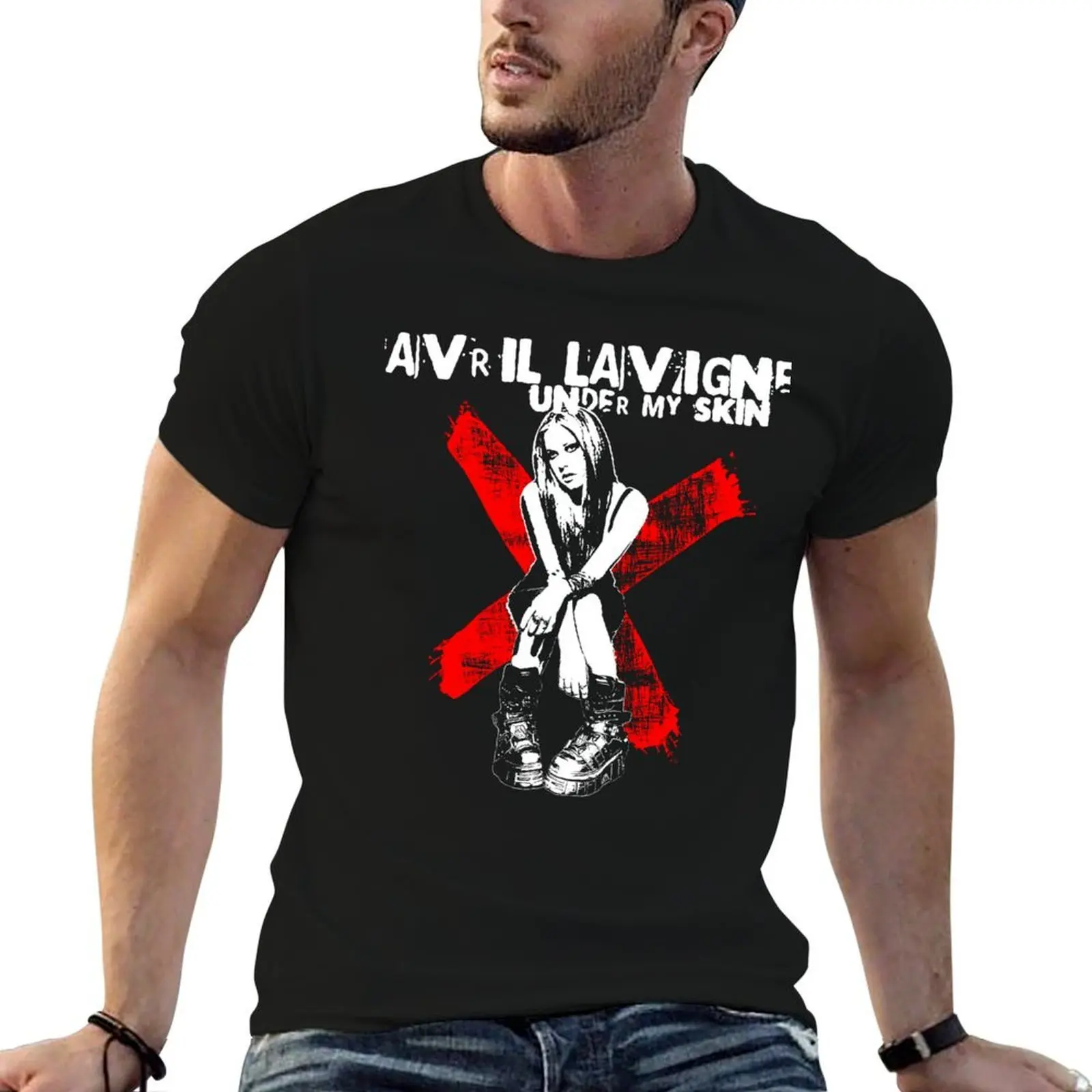 

Avril Lavigne Under My Skin 20th Anniversary T-Shirt man t shirt cotton man t shirt graphic T-Shirt