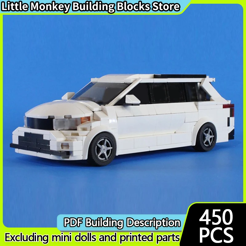 

City Car Model MOC Building Bricks PM702 Multi-Purpose Vehicle Modular Technology Children Holiday Gifts Assemble Toys Suit