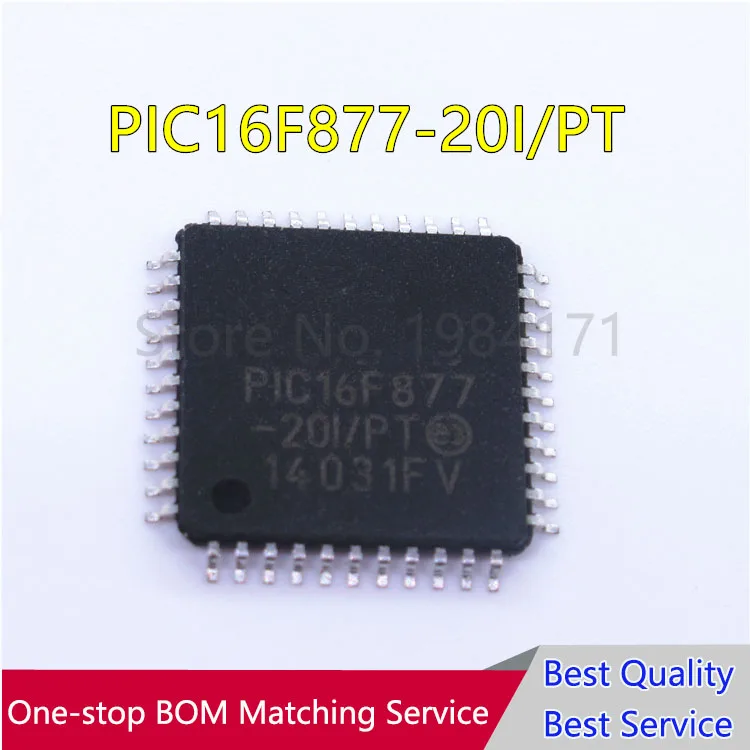 

10 шт PIC16F877A-I/PT PIC16F877A QFP44 Новинка