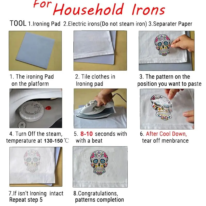 Custom Thermal Stickers on Clothes  Your Logo DIY T shirts Clothes DIY Iron On Transfers  Heat Transfer Pvc Patch - view 6