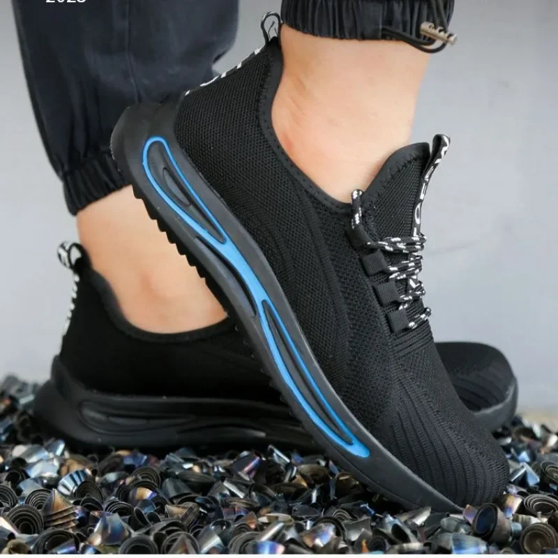 DurableSummer Labor Insurance Shoes Men's Anti-smashing And Anti-piercing Steel Baotou Wear-resistant Safety Shoes