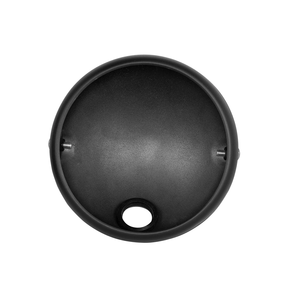 7-дюймовый корпус для мотоциклетной фары, черный Модифицированный Корпус для передней фары, детали для передней фары, корпус для круглого корпуса