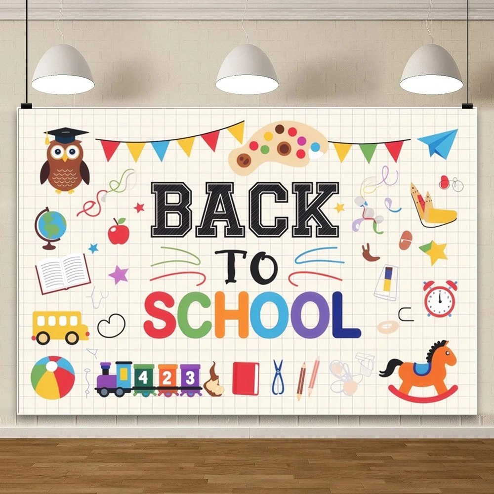 Fundo Fotográfico Volta às Aul - Kids Education Banner avaliação e preço