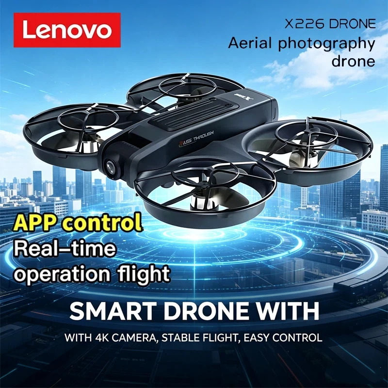 

Lenovo X226/X226VR 8K Professional Drone, RC Quadcopter with Screen Remote Control, Kids Gift Helicopter Plane Toy