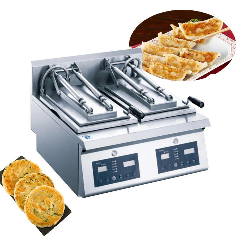 Electric Crepe Baking Pan Fried Dumpling Crepe Commercial Electric Desktop Frying Oven Pan Pancake Machine