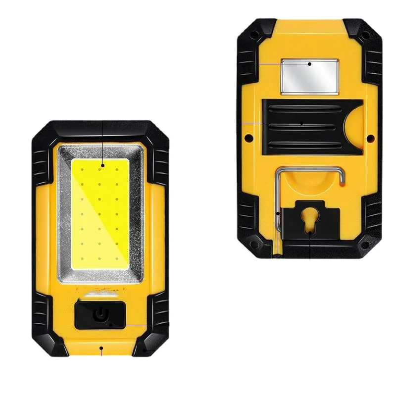 

4000MAH LED working lamp rechargeable super bright COB flashlight with magnetic portable outdoor camping lamp emergency lamp