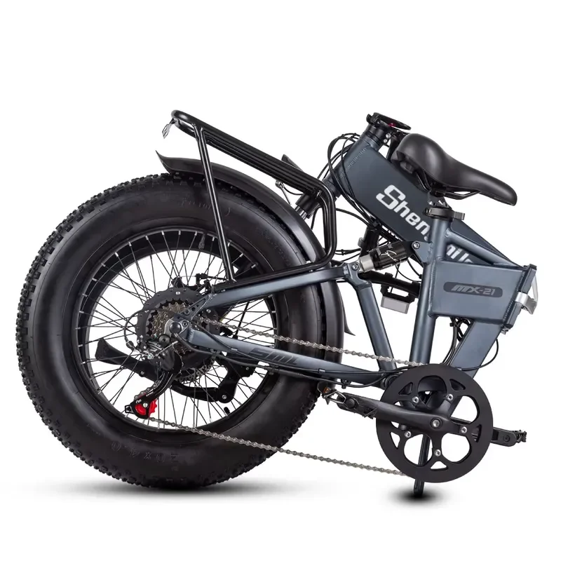 48v Tire Electric Bike Folding Bicycle Vintage Adults Kids City Electric Mountain Bike
