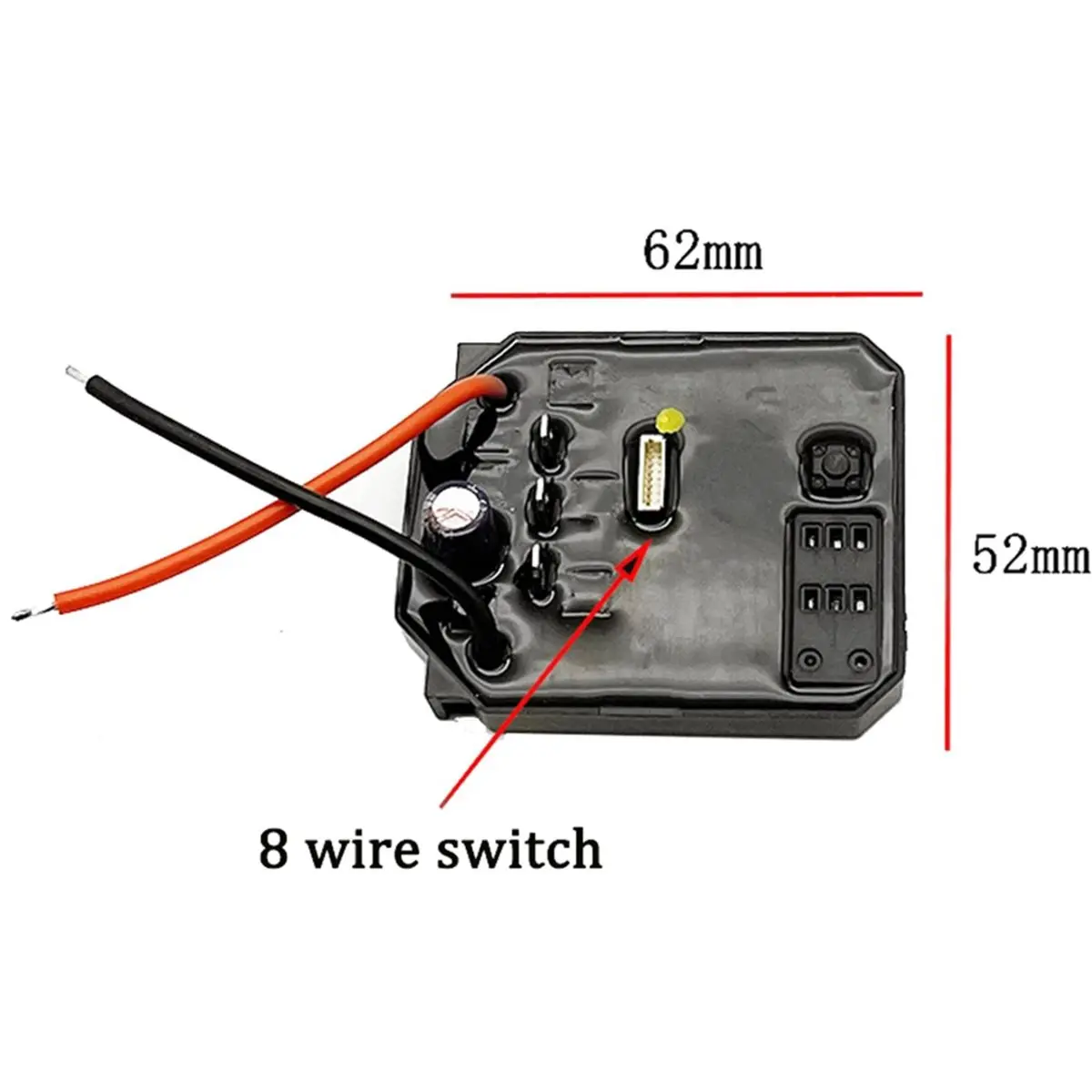 New Electronics Brushless Electric Wrench Control Board Universal Speed Switch Board Controller 800N Wrench Control