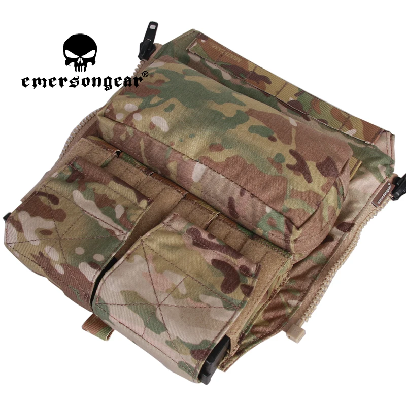 Imagem -03 - Emersongear Mochila por Painel Zip para Avs Jpc2.0 Cpc Colete Tático Placa Transportadora Bolsa Bolsa Molle Mochila Airsoft Caça Náilon