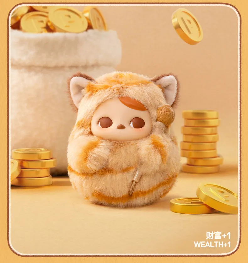 

POP MART PUCKY Knock Knock Series Модная слепая коробка Симпатичные и искрящиеся коллекционные игрушки Оригинальная коллекция удивленные коробки