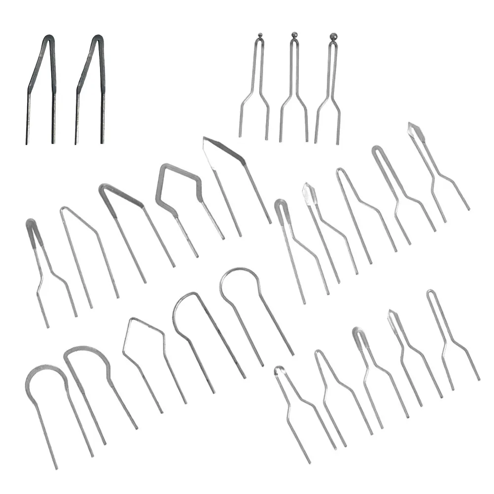 25Pcs Wood Burning Tips Iron Wire Pyrography Set Replaceable Pen Nibs for Woodburning Pyrography Wire Tip Kit Professional Use