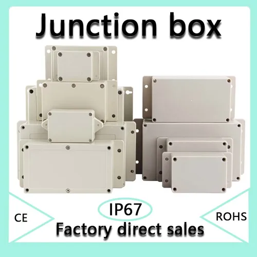 Carcasa impermeable para exteriores, caja electrónica para instrumentos de proyecto eléctrico, ABS, caja de conexiones para exteriores, ip66