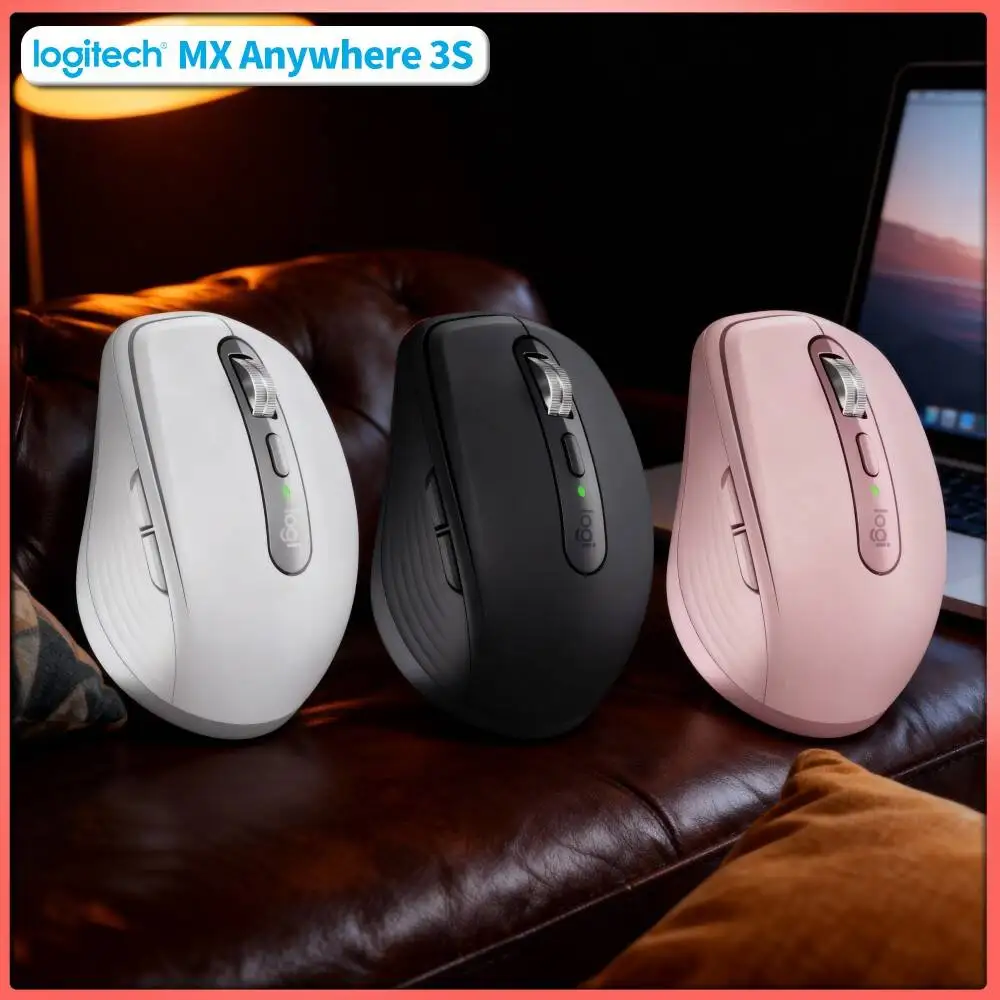 Portable MX Anywhere 3S - 8000 DPI, Silent Click, Compact, Perfect for Book Market Stall & Weekend Showcase