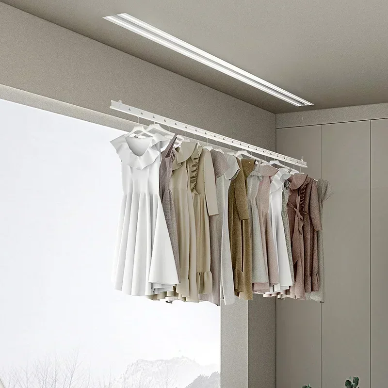 

Excellent Top Quality Hot SalesElectric-Drive Airer Balcony Intelligent Remote Control Lifting Automatic Ceiling Embedded Hidden