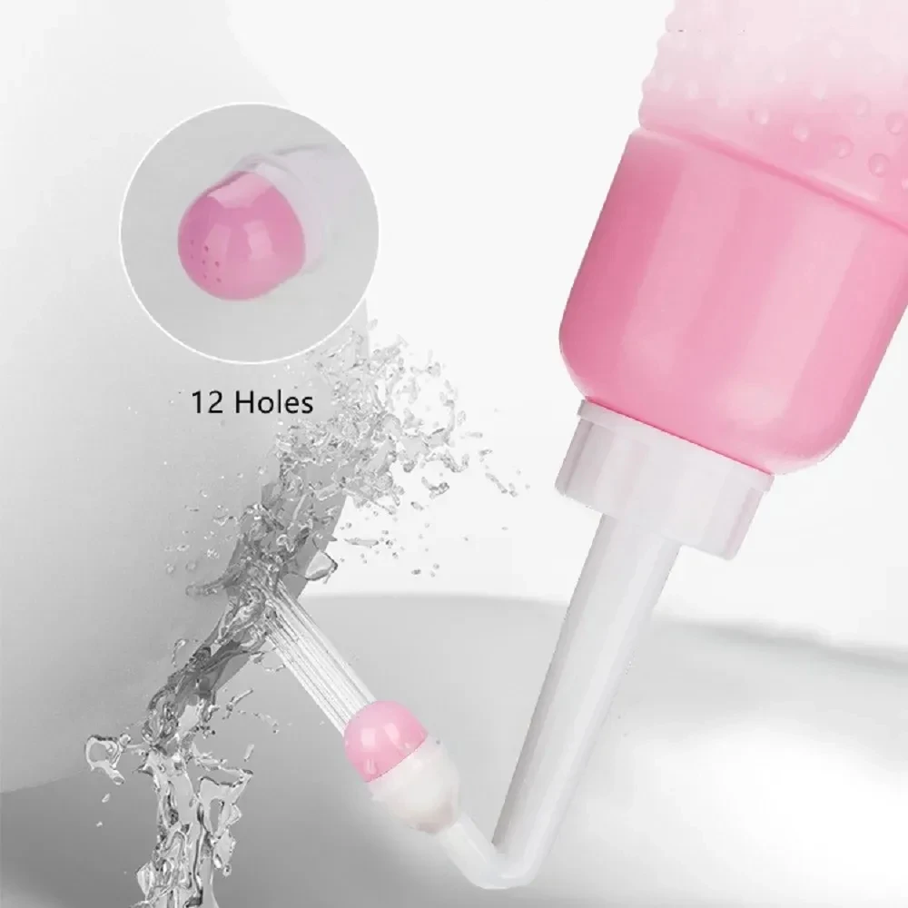 

500ML New Portable Bidet Spray Handheld Travel Bidet For Pregnant Women Baby Cleansing Water Washer Bottle
