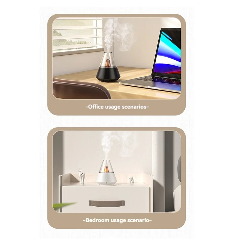 

A07R Simple Aromatherapy Machine USB Rechargeable Home Desktop Humidifier Essential Oil Ultrasonic Aromatherapy Machine